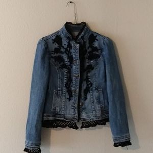 Forever 21 | Patchwork Knit & Denim Jacket | M